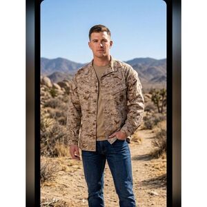 American Apparel Military Shirt Sz M